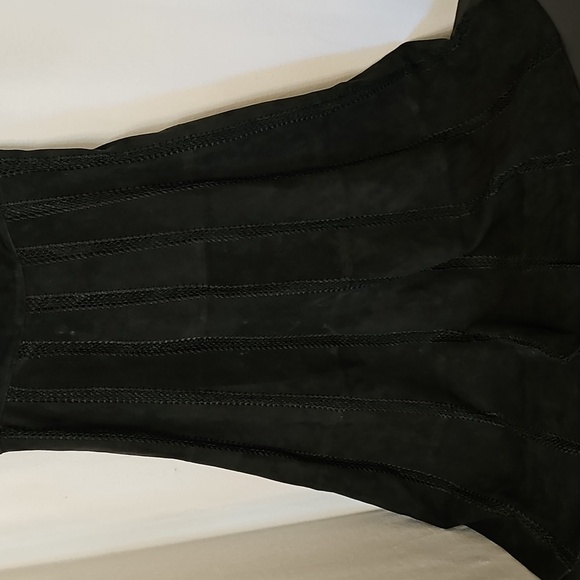 Black Leather Maxi Skirt - Picture 9 of 9